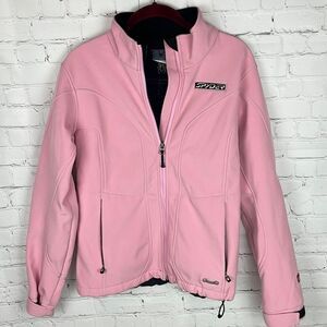 Spyder Pink Jacket Zip Up Size Large